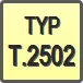 Piktogram - Typ: T.2502
